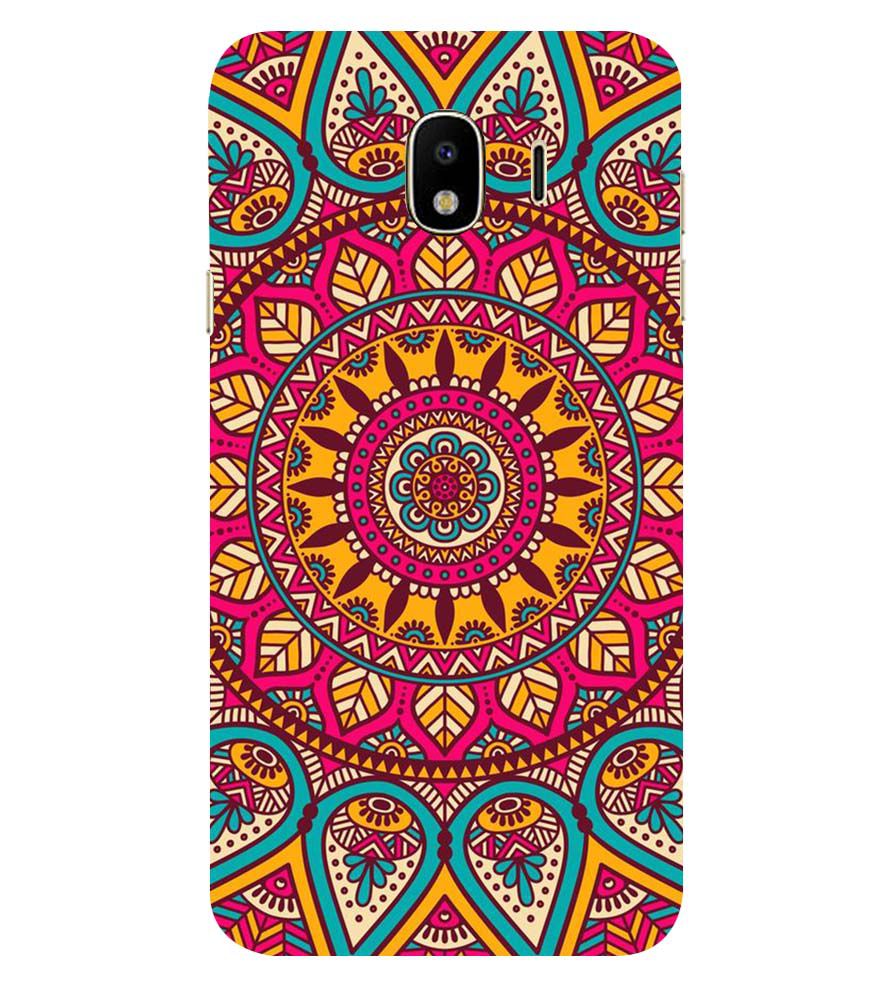 PS1309-Mandala Back Cover for Samsung Galaxy J4 (2018)