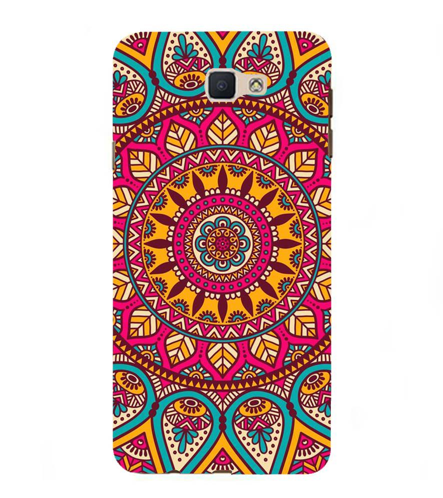 PS1309-Mandala Back Cover for Samsung Galaxy J7 Prime (2016)