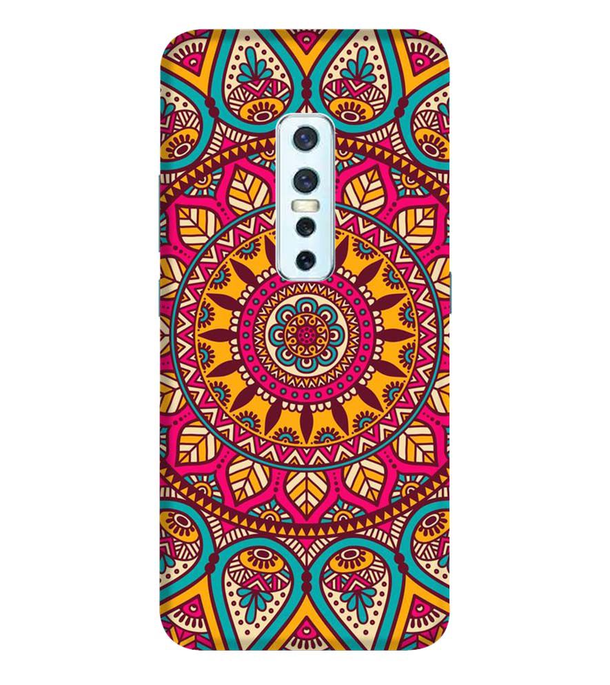 PS1309-Mandala Back Cover for Vivo V17 Pro