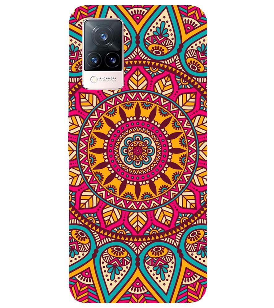 PS1309-Mandala Back Cover for Vivo V21 5G