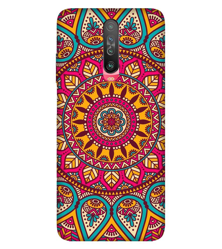 PS1309-Mandala Back Cover for Xiaomi Poco X2