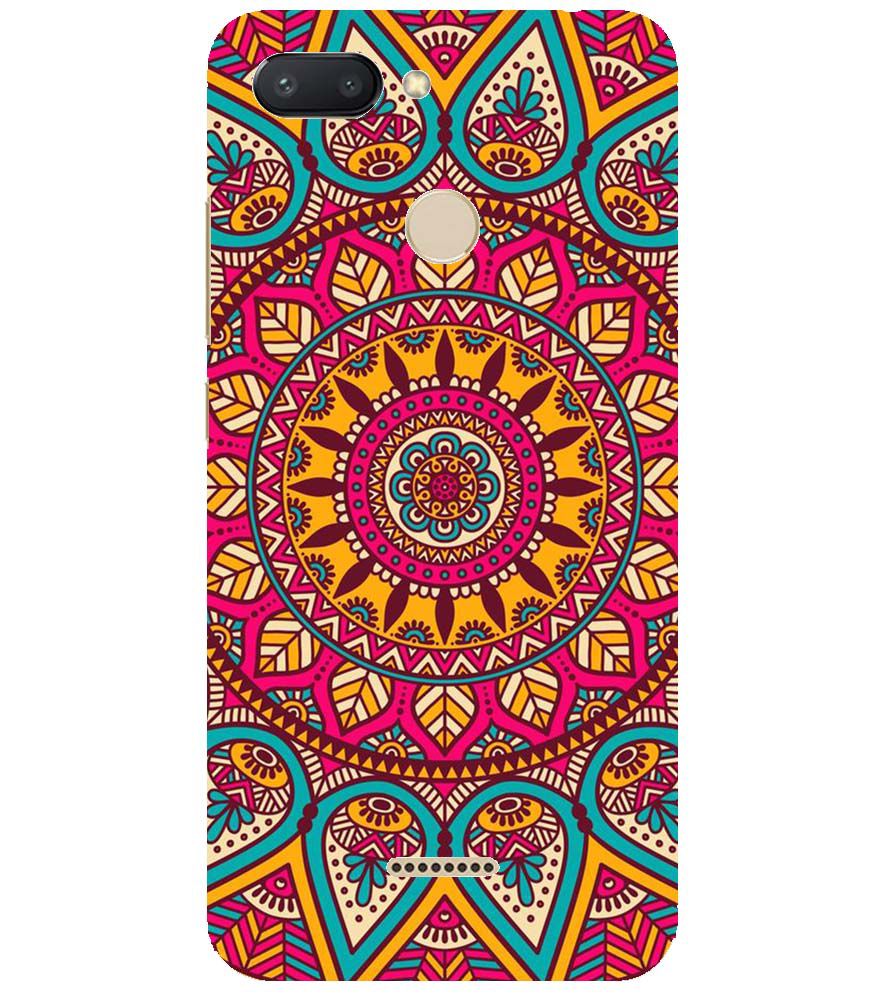 PS1309-Mandala Back Cover for Xiaomi Redmi 6