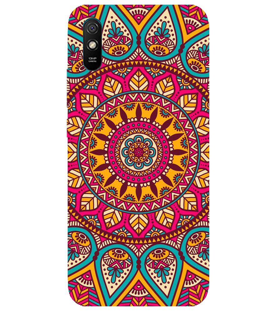 PS1309-Mandala Back Cover for Xiaomi Redmi 9i