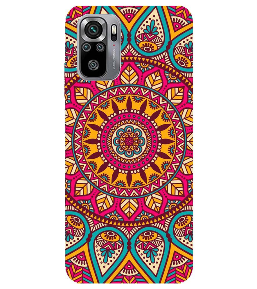 PS1309-Mandala Back Cover for Xiaomi Redmi Note 10