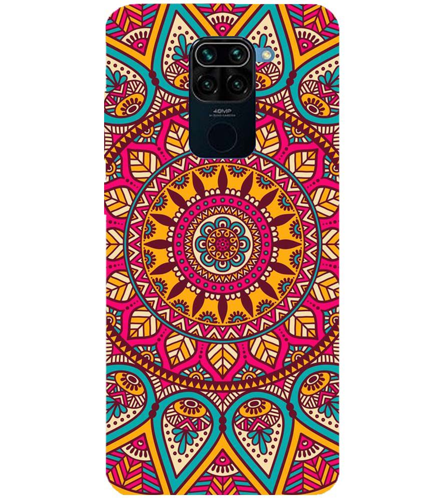 PS1309-Mandala Back Cover for Xiaomi Redmi Note 9