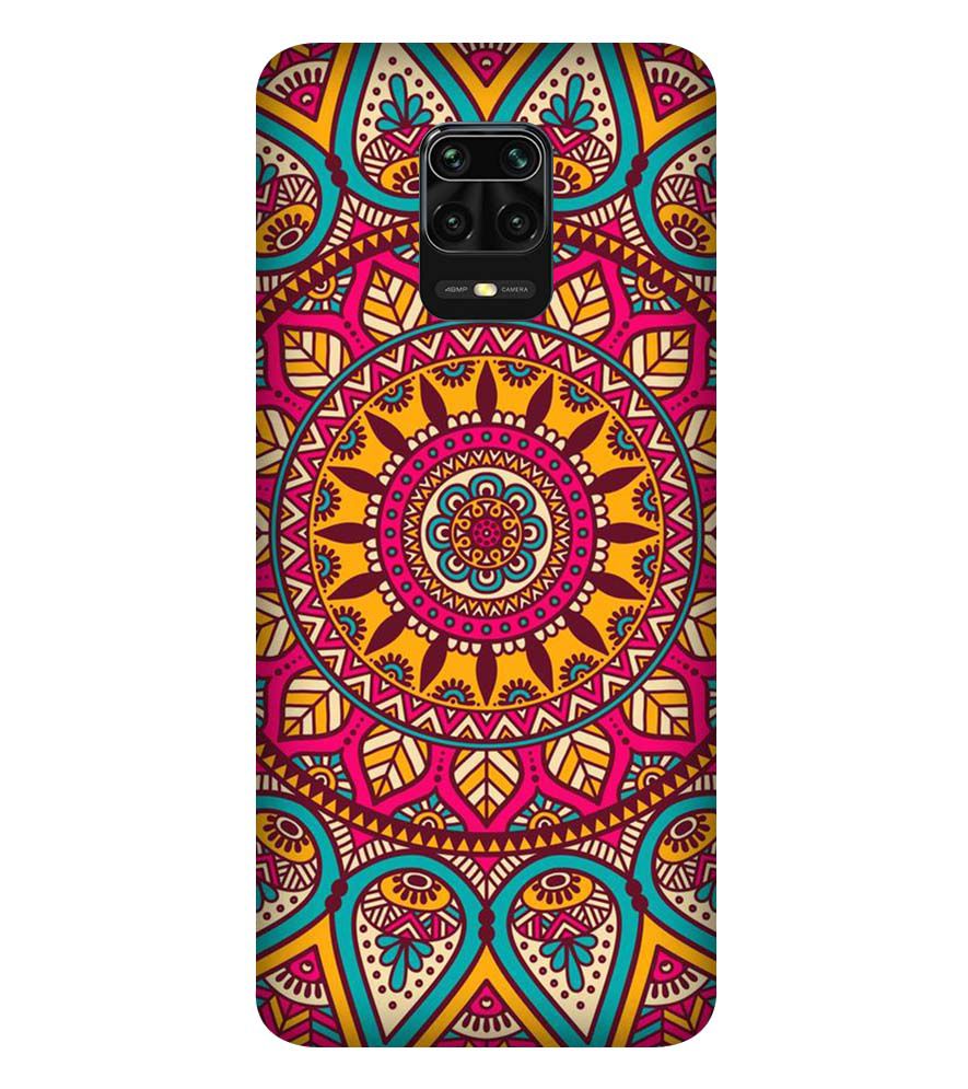 PS1309-Mandala Back Cover for Xiaomi Redmi Note 9 Pro