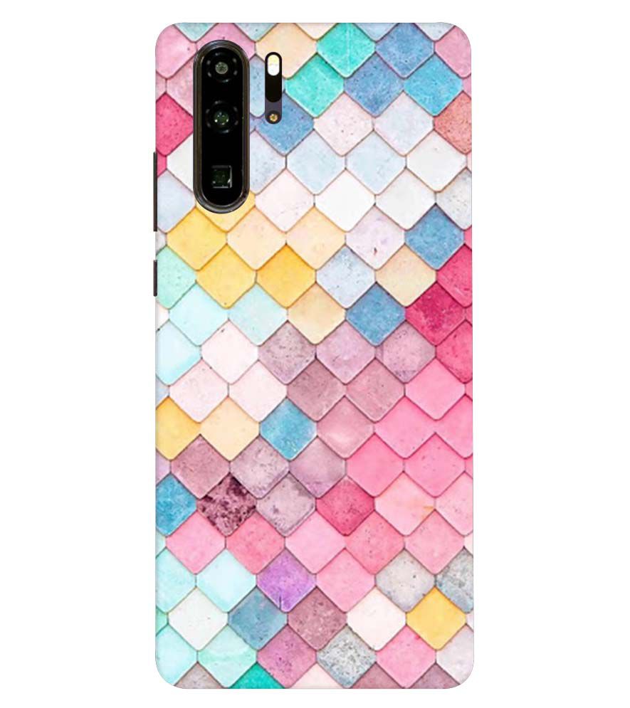 PS1310-Colorful Pastel Back Cover for Huawei P30 Pro