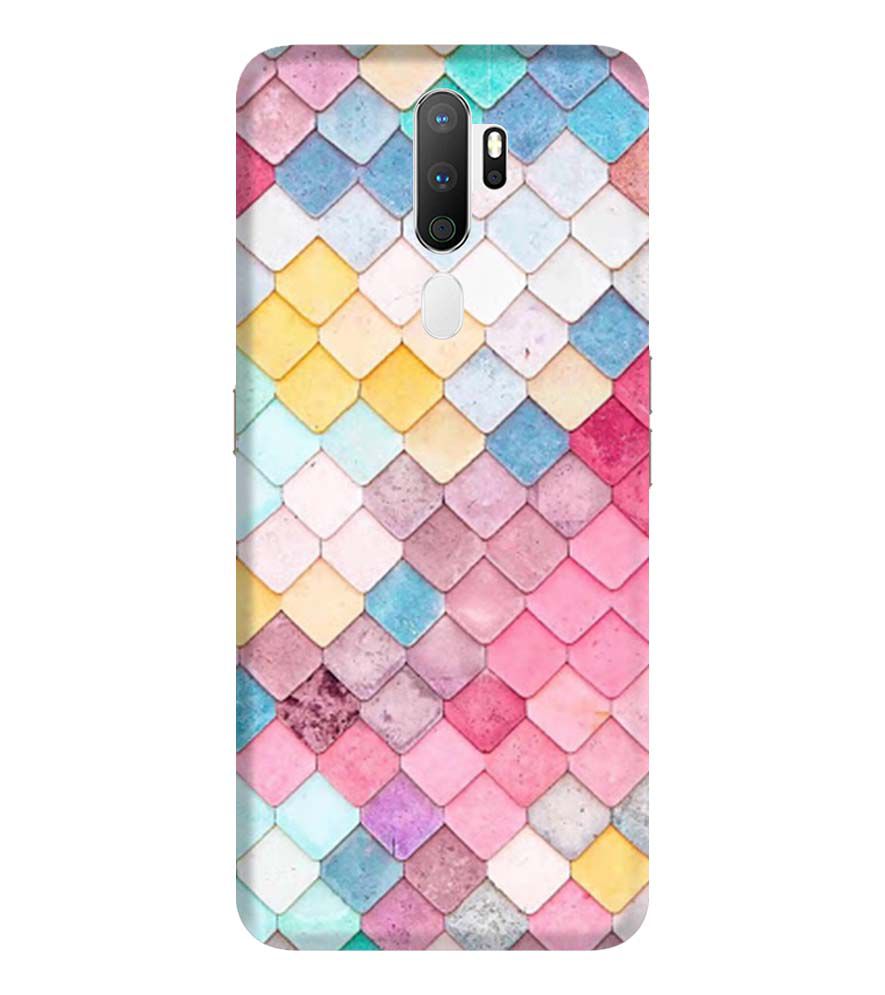 PS1310-Colorful Pastel Back Cover for Oppo A9 (2020)