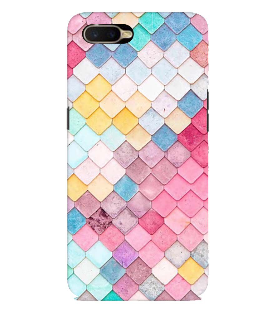 PS1310-Colorful Pastel Back Cover for Oppo K1