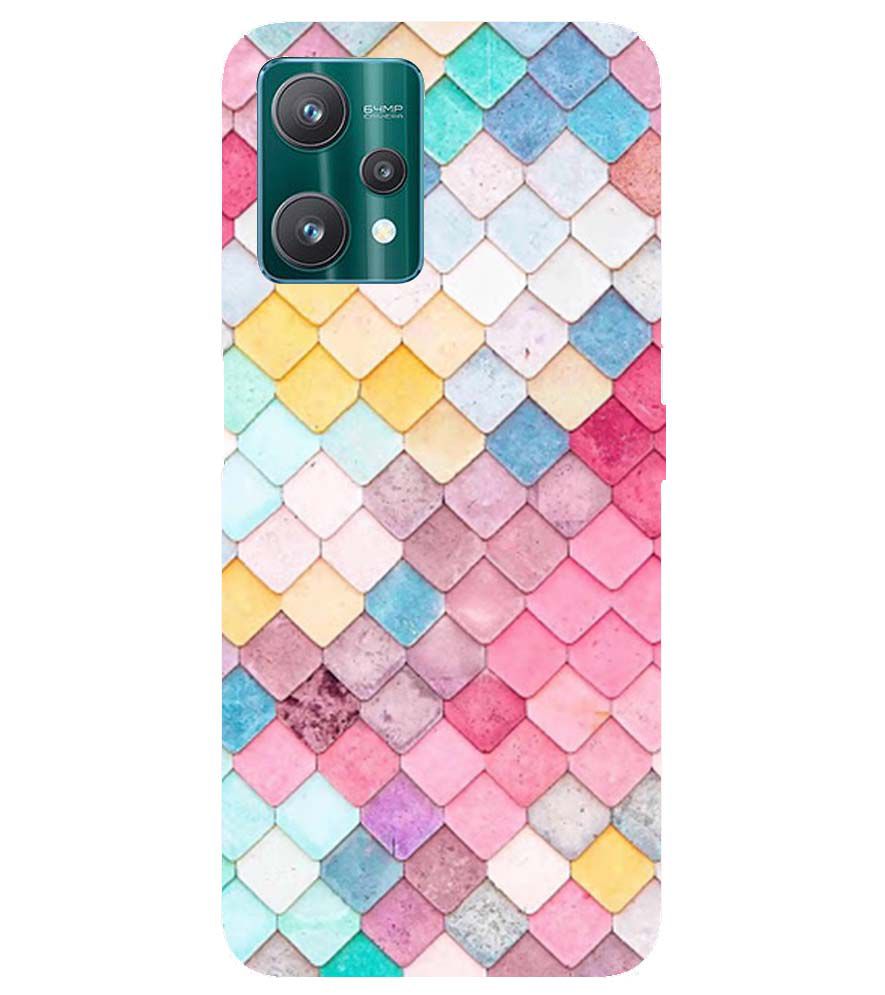 PS1310-Colorful Pastel Back Cover for Realme 9 Pro+