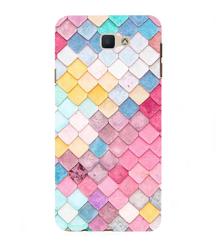 PS1310-Colorful Pastel Back Cover for Samsung Galaxy J7 Prime (2016)