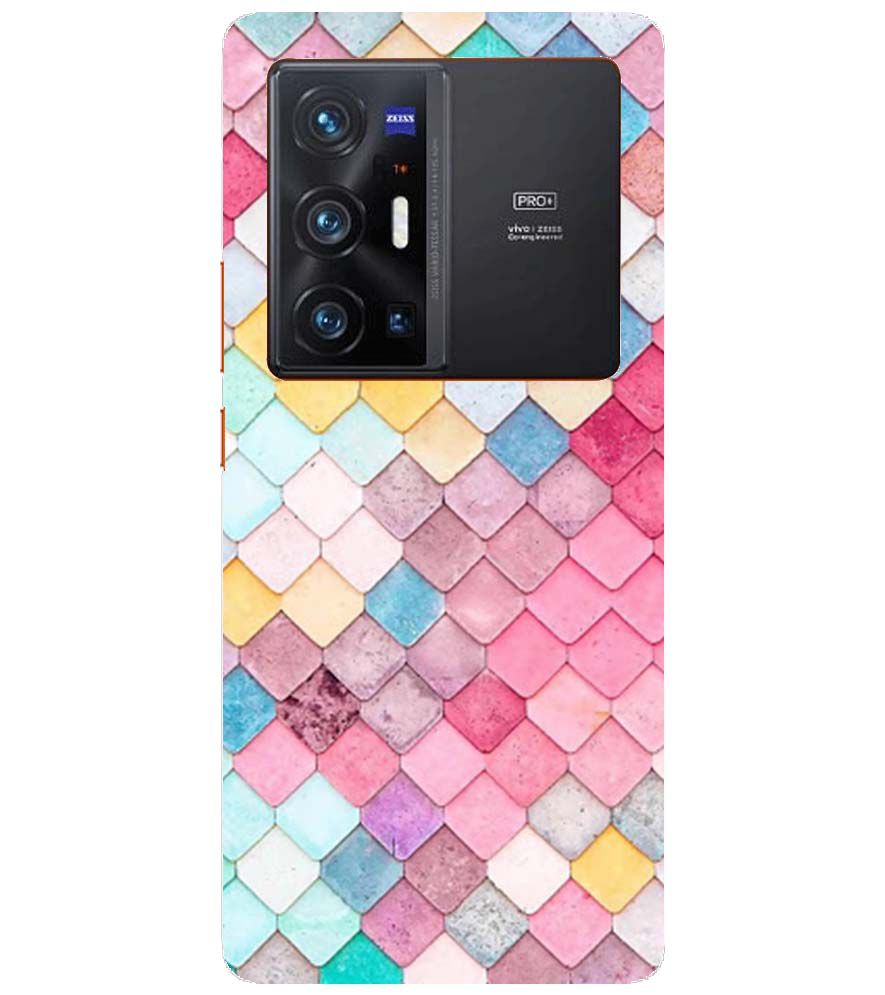 PS1310-Colorful Pastel Back Cover for vivo X70 Pro+