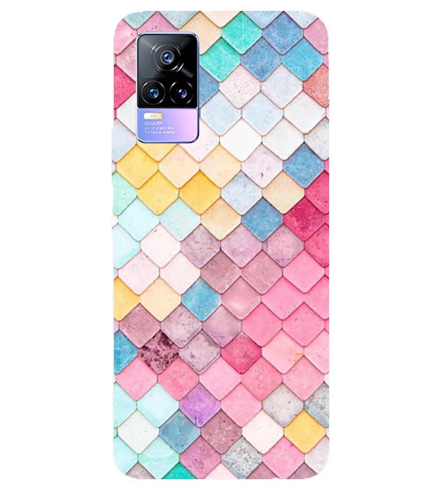 PS1310-Colorful Pastel Back Cover for vivo Y73