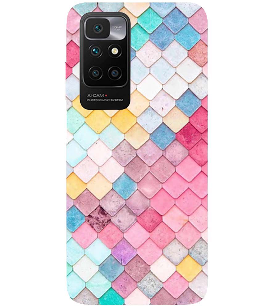 PS1310-Colorful Pastel Back Cover for Xiaomi Redmi 10 Prime