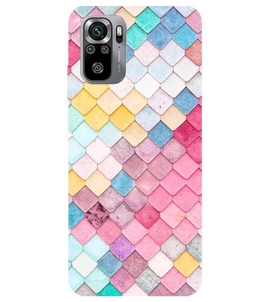 PS1310-Colorful Pastel Back Cover for Xiaomi Redmi Note 10