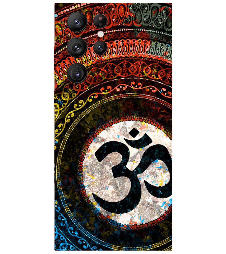 PS1311-Om Yoga Back Cover for Samsung Galaxy S22 Ultra 5G