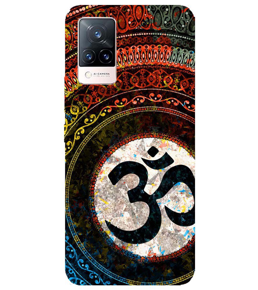 PS1311-Om Yoga Back Cover for Vivo V21 5G