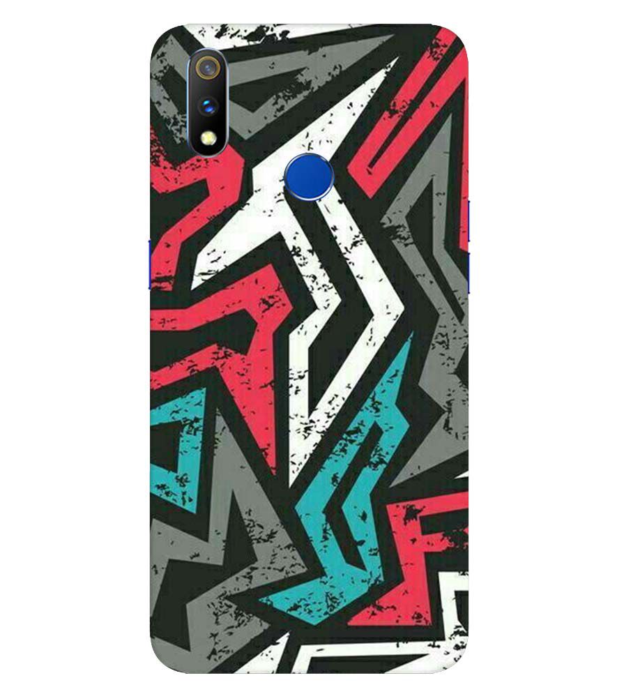 PS1312-Graffiti Abstract  Back Cover for  Realme X Lite