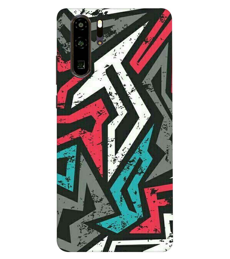 PS1312-Graffiti Abstract  Back Cover for Huawei P30 Pro