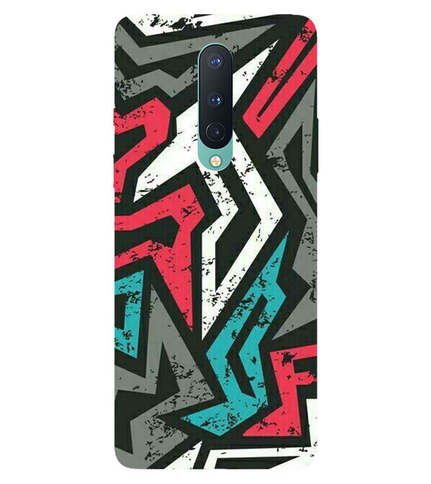 PS1312-Graffiti Abstract  Back Cover for OnePlus 8