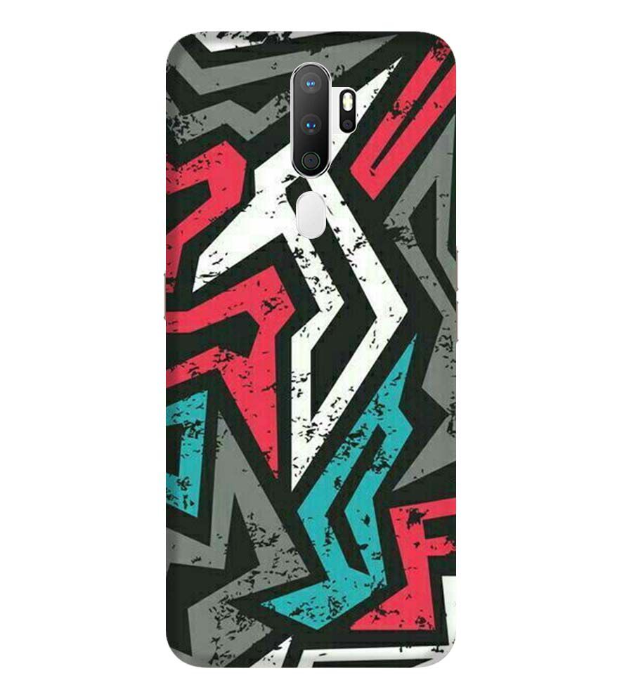 PS1312-Graffiti Abstract  Back Cover for Oppo A9 (2020)