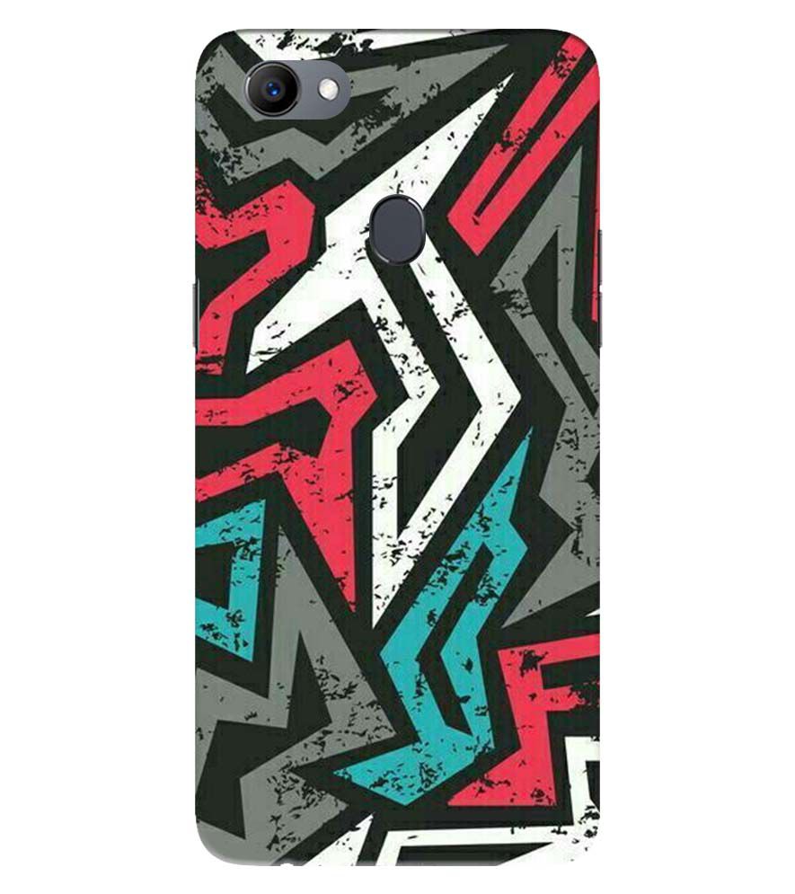 PS1312-Graffiti Abstract  Back Cover for Oppo F5 Plus