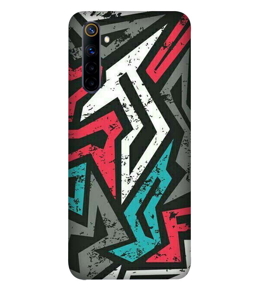 PS1312-Graffiti Abstract  Back Cover for Realme 6i