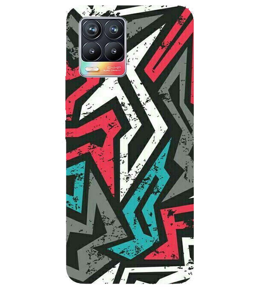 PS1312-Graffiti Abstract  Back Cover for Realme 8