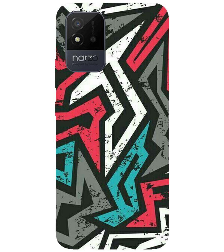 PS1312-Graffiti Abstract  Back Cover for Realme Narzo 50i