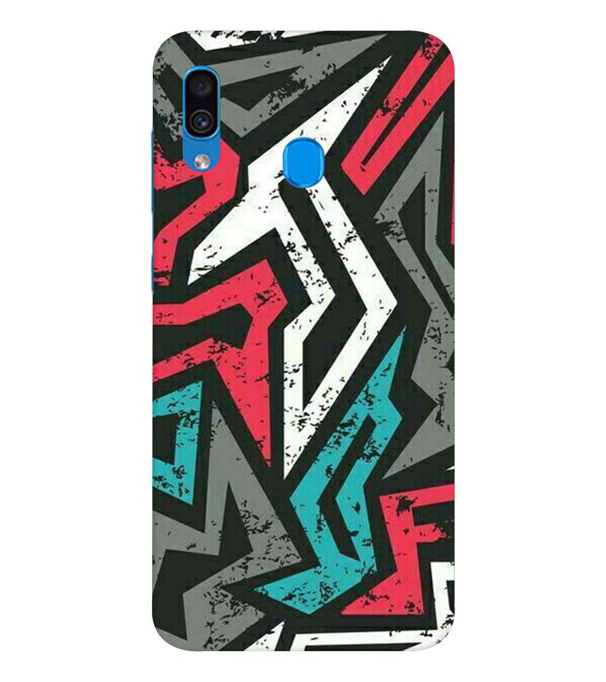 PS1312-Graffiti Abstract  Back Cover for Samsung Galaxy A20