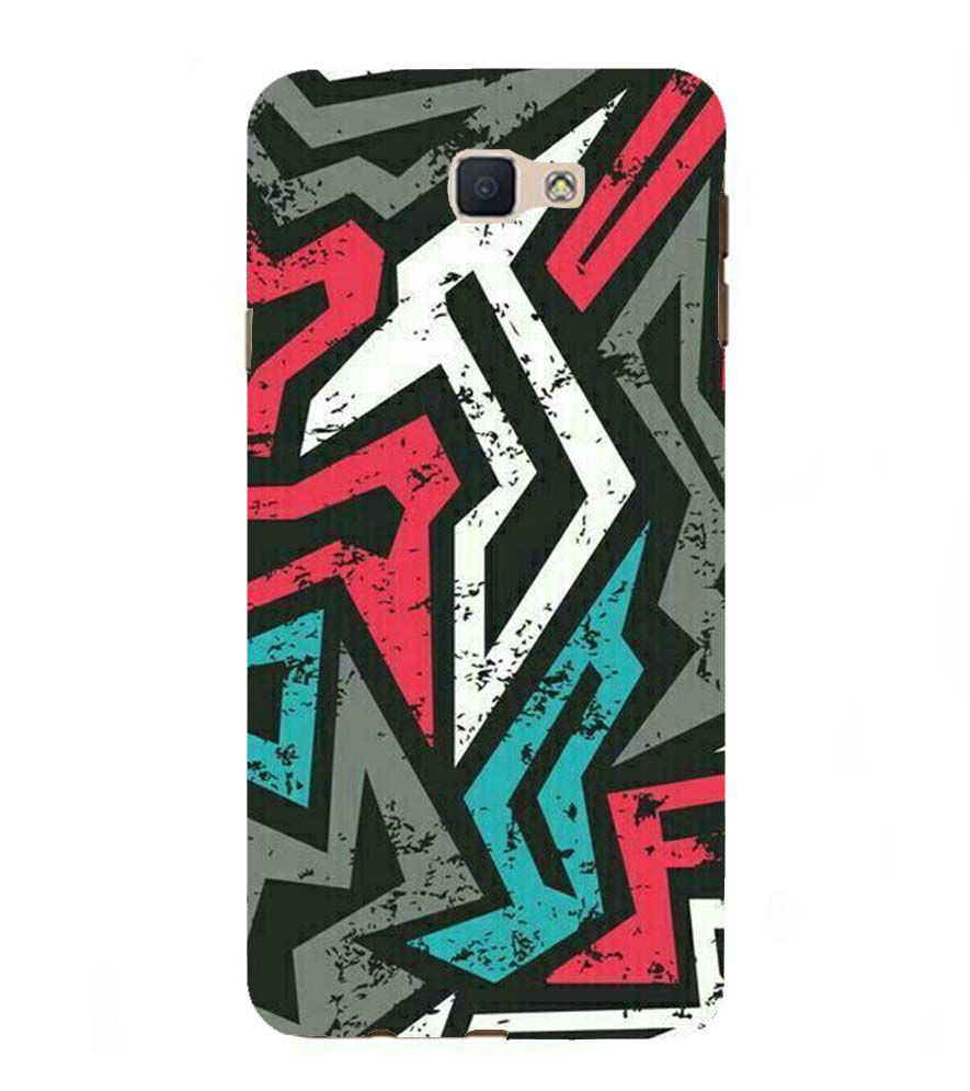 PS1312-Graffiti Abstract  Back Cover for Samsung Galaxy J7 Prime (2016)