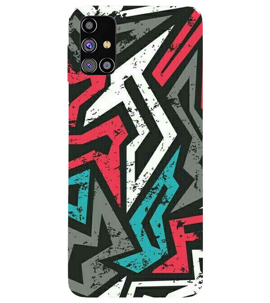 PS1312-Graffiti Abstract  Back Cover for Samsung Galaxy M31s