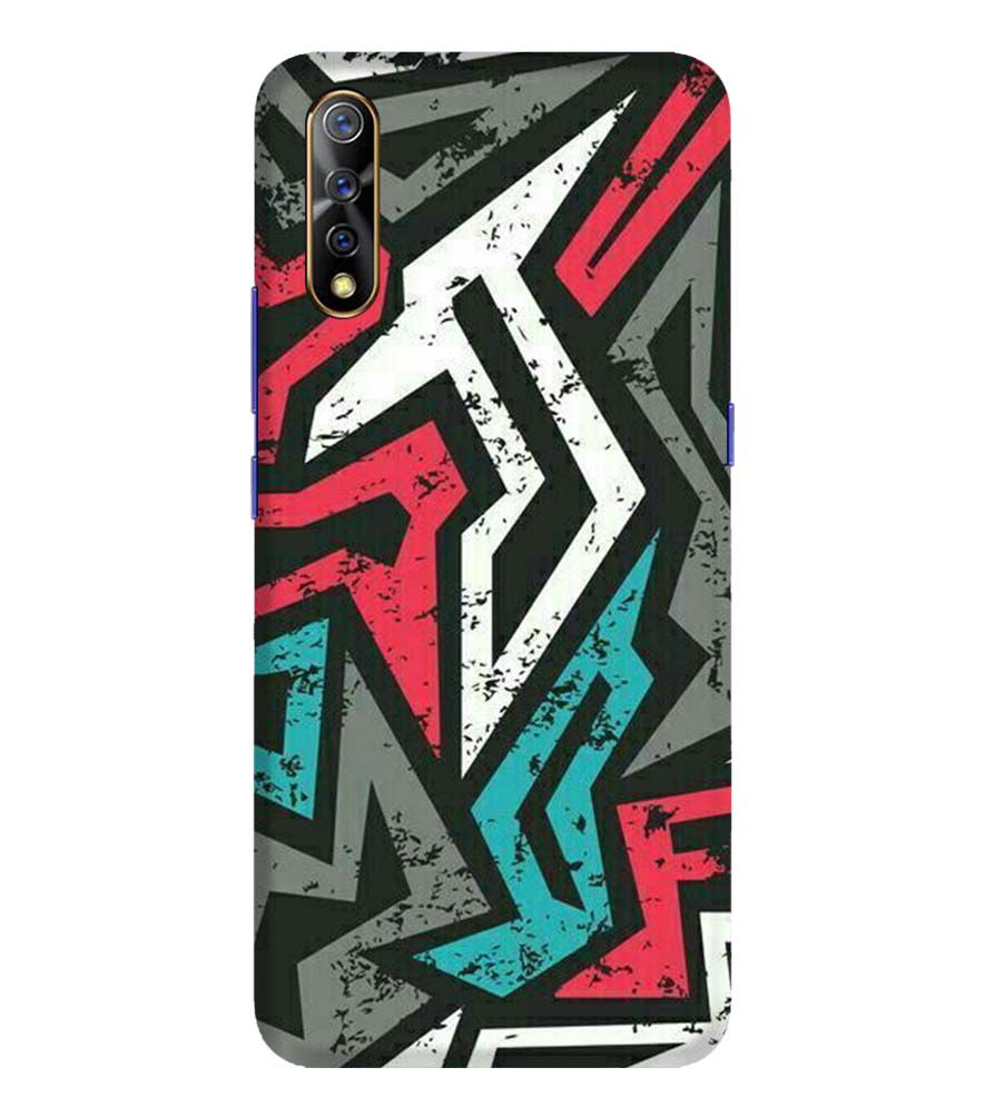 PS1312-Graffiti Abstract  Back Cover for Vivo S1