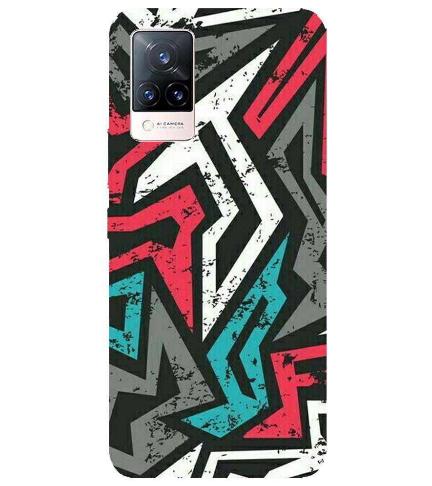 PS1312-Graffiti Abstract  Back Cover for Vivo V21 5G