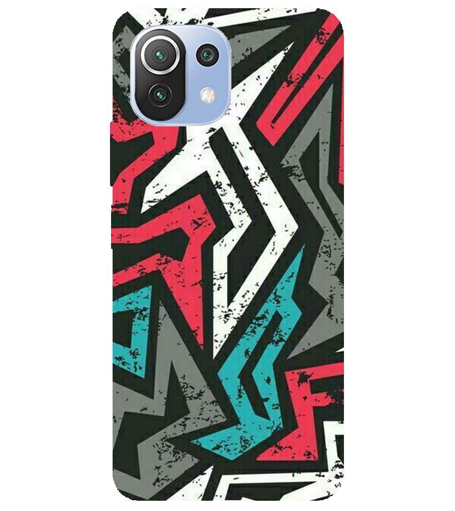 PS1312-Graffiti Abstract  Back Cover for Xiaomi Mi 11 Lite