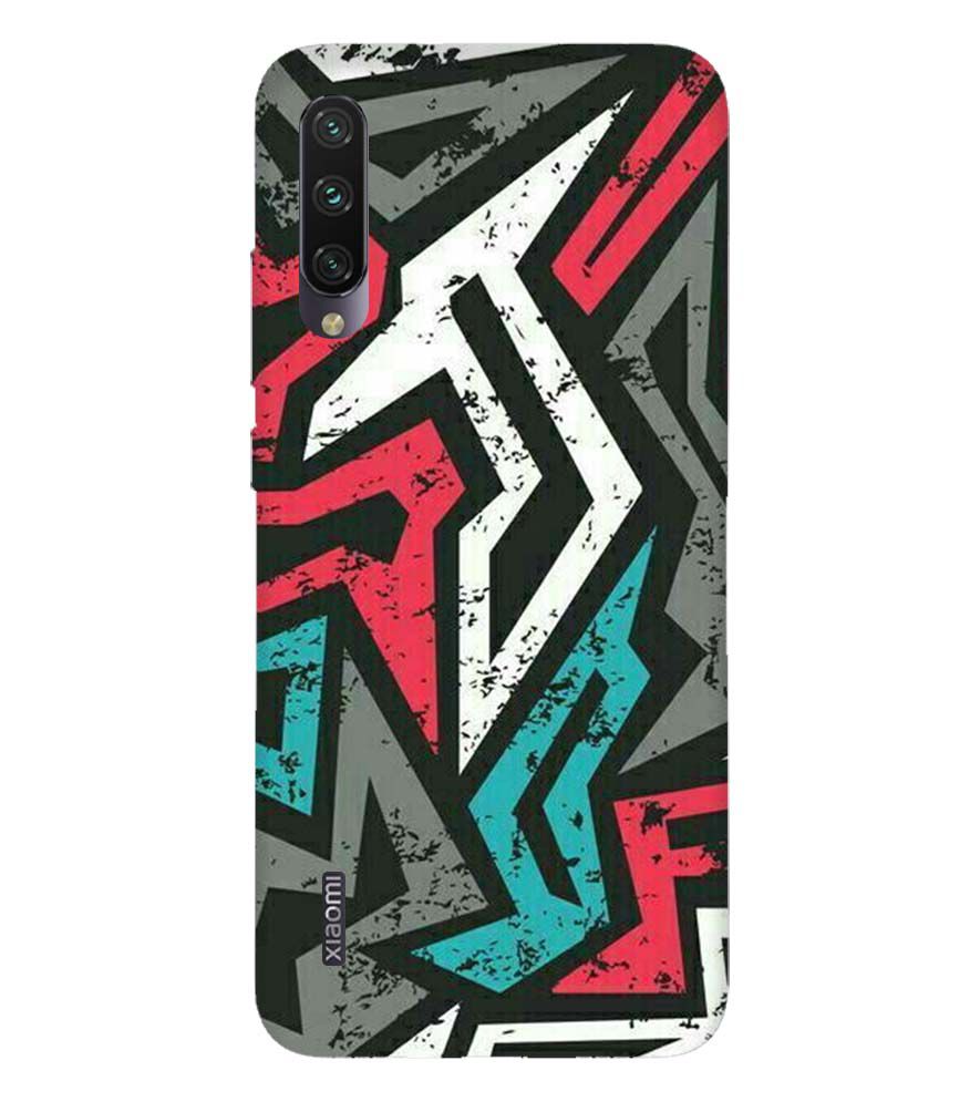 PS1312-Graffiti Abstract  Back Cover for Xiaomi Mi A3