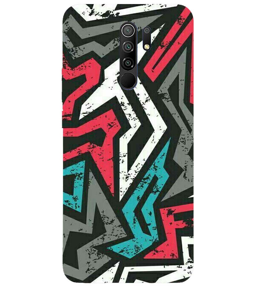 PS1312-Graffiti Abstract  Back Cover for Xiaomi Poco M2