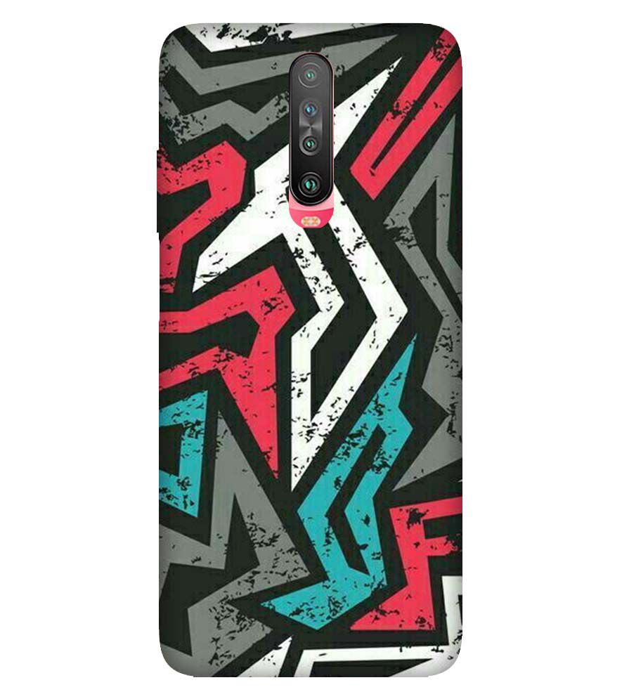 PS1312-Graffiti Abstract  Back Cover for Xiaomi Poco X2