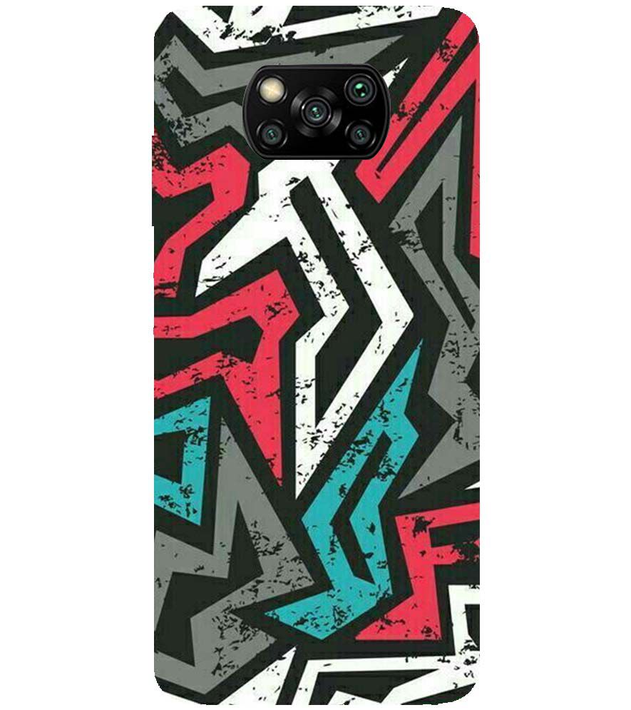 PS1312-Graffiti Abstract  Back Cover for Xiaomi Poco X3 Pro