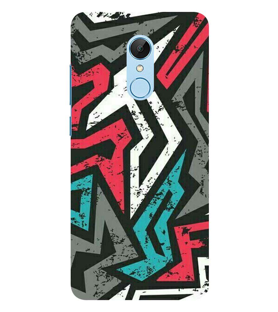 PS1312-Graffiti Abstract  Back Cover for Xiaomi Redmi 5