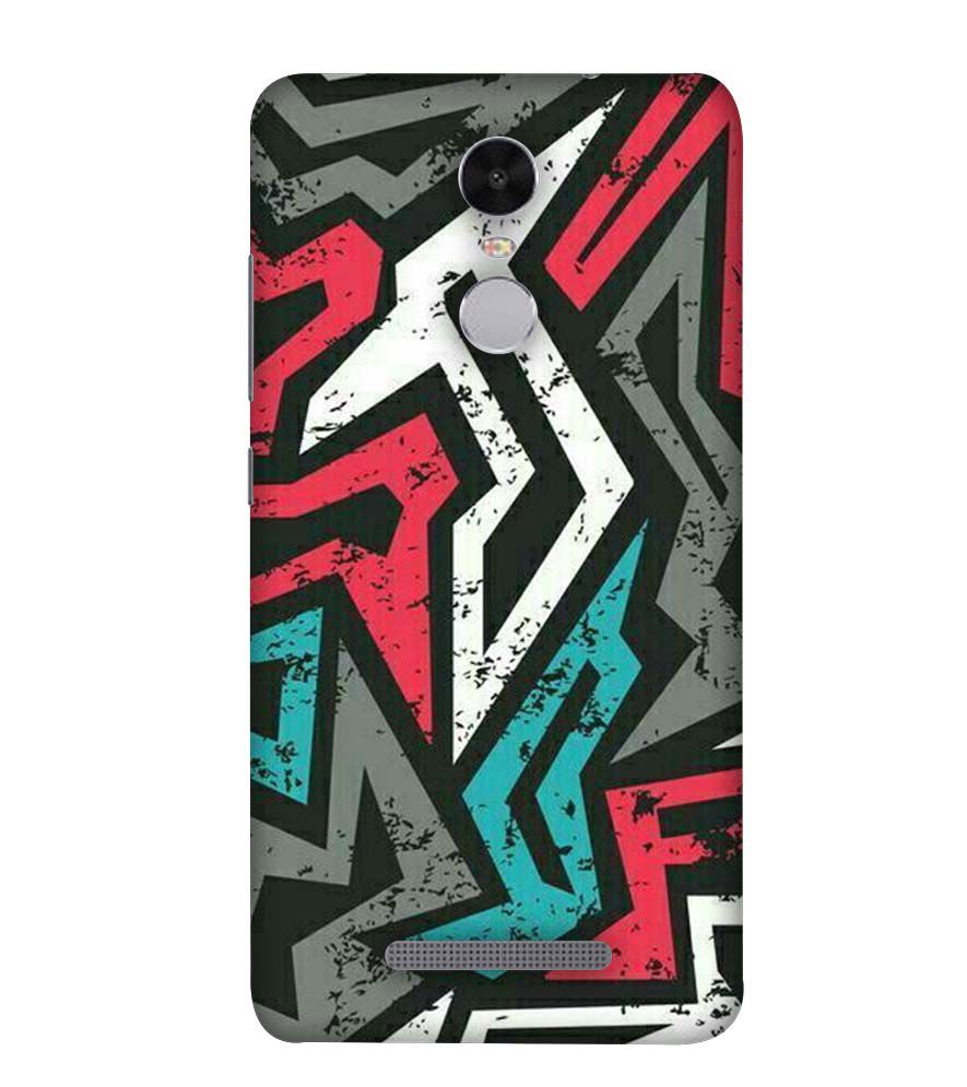 PS1312-Graffiti Abstract  Back Cover for Xiaomi Redmi Note 4