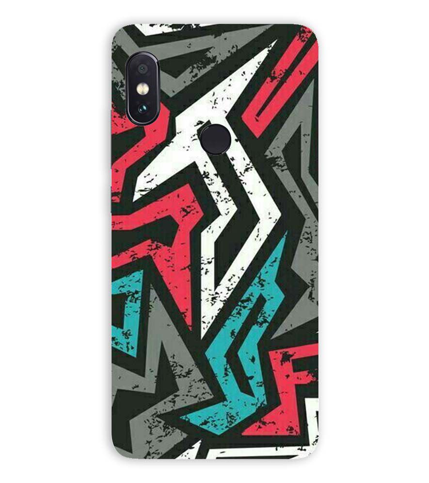 PS1312-Graffiti Abstract  Back Cover for Xiaomi Redmi Note 5 Pro