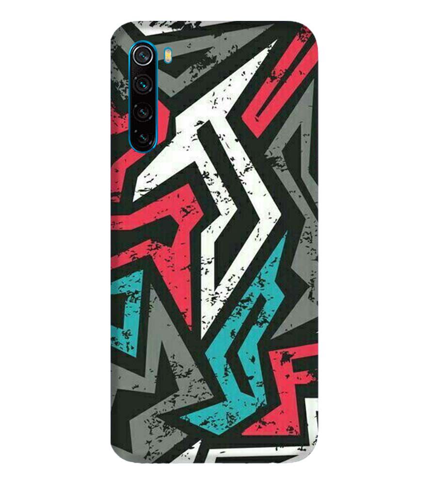 PS1312-Graffiti Abstract  Back Cover for Xiaomi Redmi Note 8