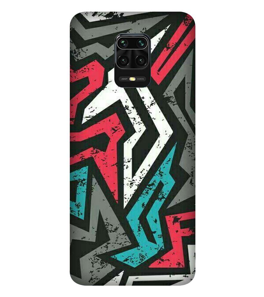 PS1312-Graffiti Abstract  Back Cover for Xiaomi Redmi Note 9S