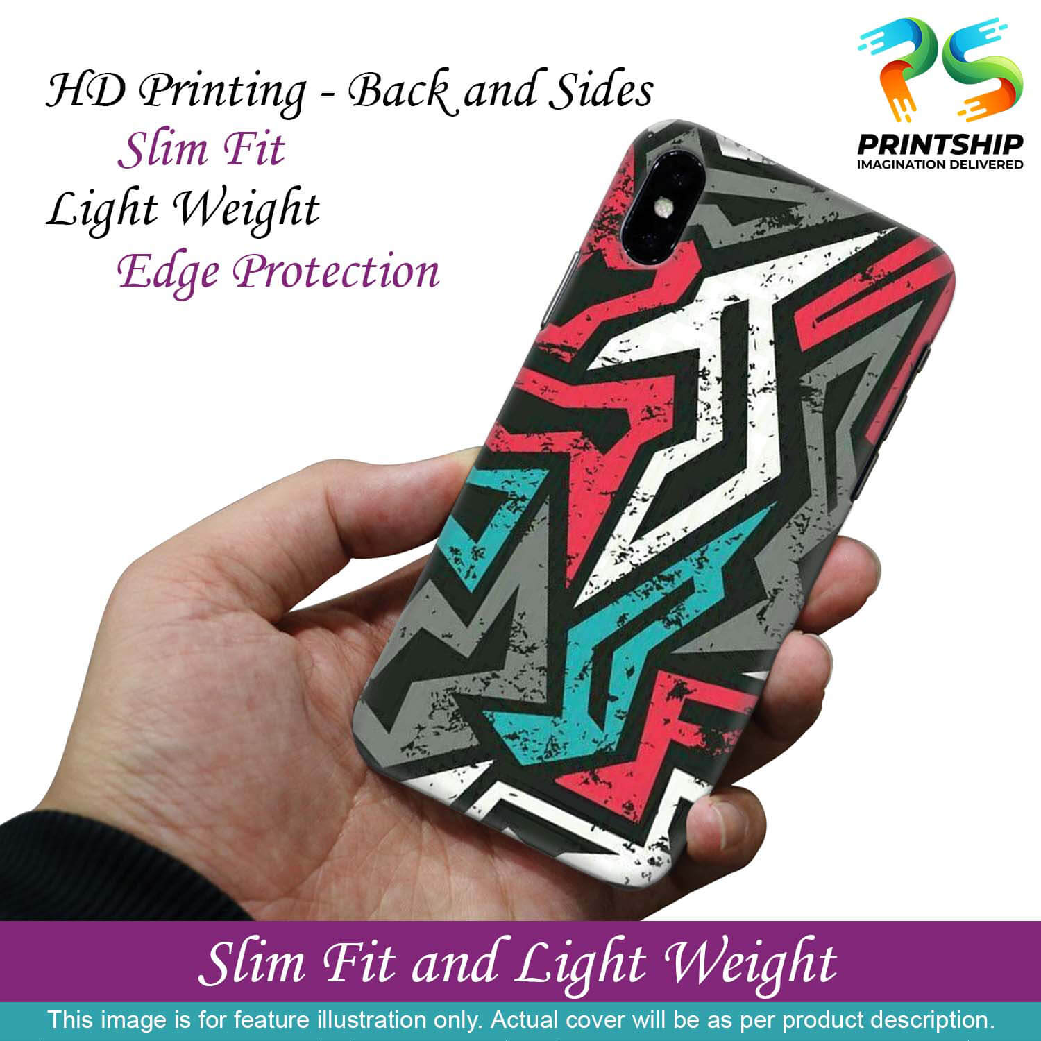 PS1312-Graffiti Abstract  Back Cover for Xiaomi Redmi K40