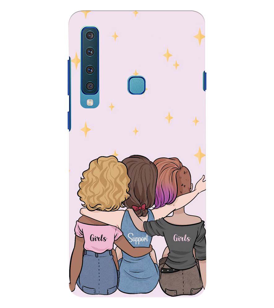 PS1313-Girls Support Girls Back Cover for Samsung Galaxy A9 (2018)