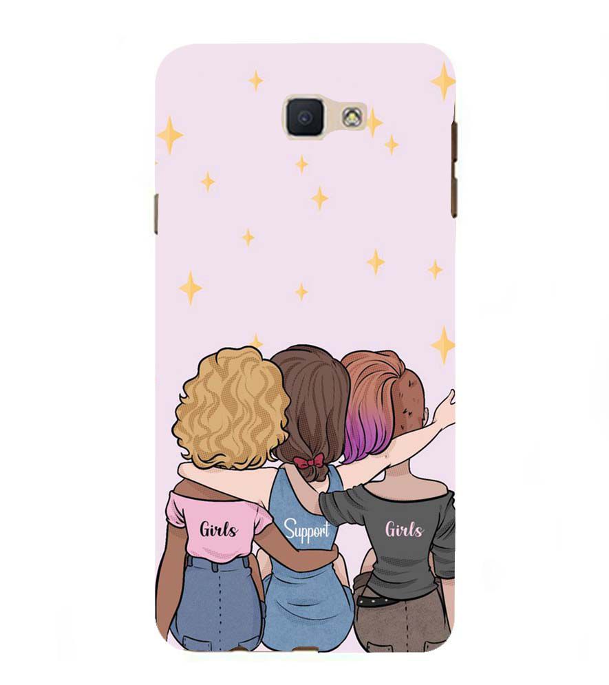 PS1313-Girls Support Girls Back Cover for Samsung Galaxy J7 Prime (2016)