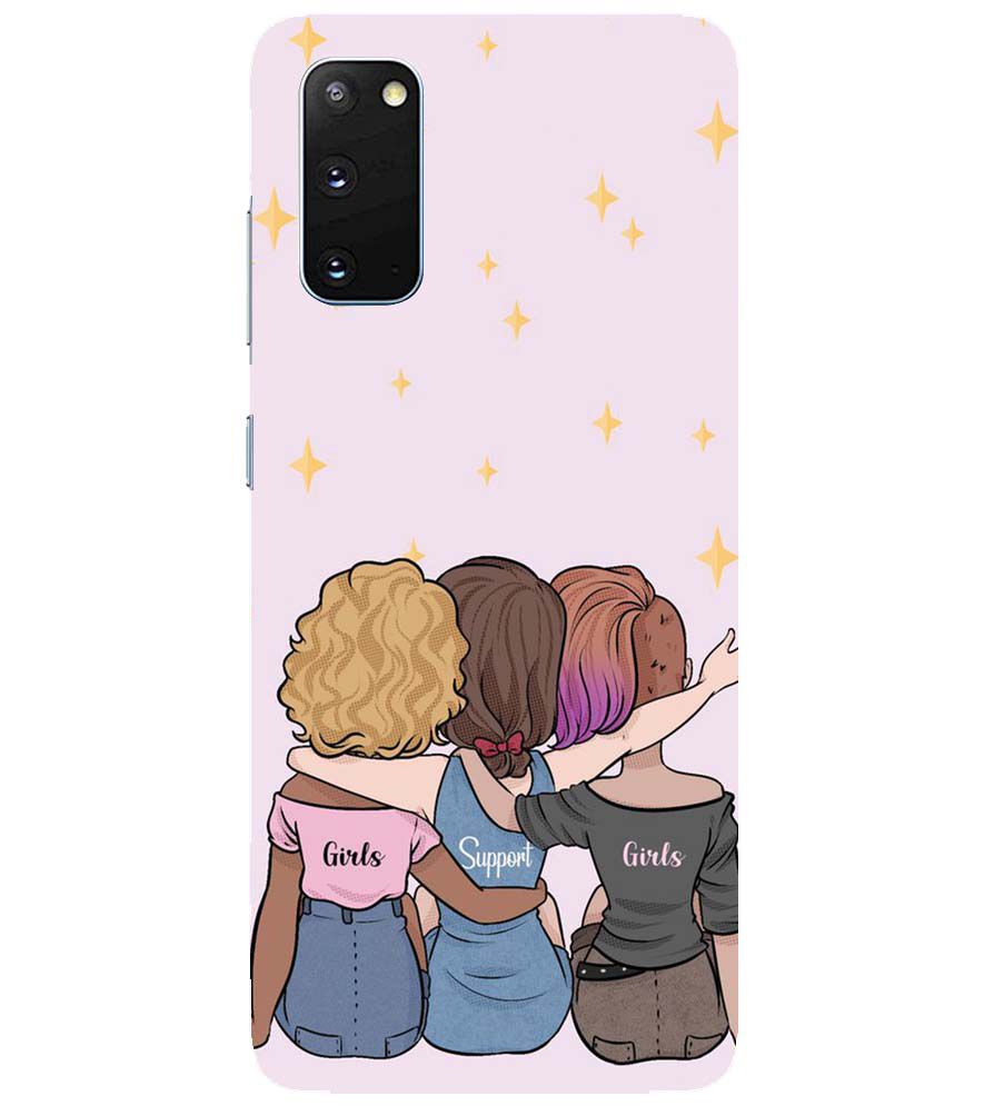 PS1313-Girls Support Girls Back Cover for Samsung Galaxy S20 5G