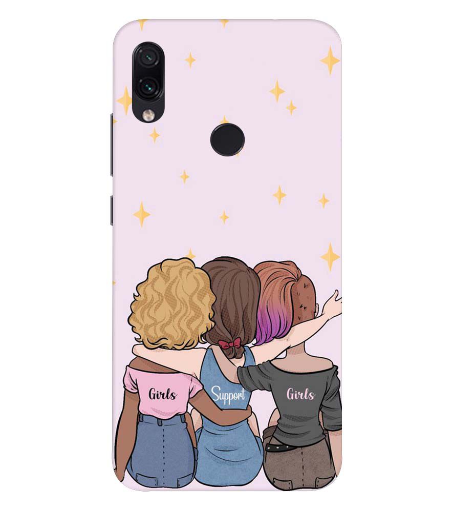 PS1313-Girls Support Girls Back Cover for Xiaomi Redmi 7