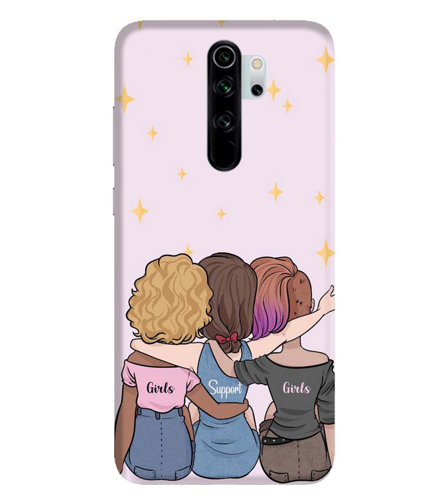 PS1313-Girls Support Girls Back Cover for Xiaomi Redmi Note 8 Pro